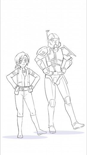 A quick little #StarWars #TheBadBatch #animatic to a song and dance that I cannot help but semi-animate for this. Hope this brightens your day before the series finale comes...😭 See y'alls on the other side. . . . #rpgdance #rpgダンス #animation #Disney #swtbb #RPG