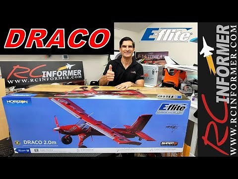 E-flite DRACO 2.0 BNF Unboxing, Assembly & Review By: RCINFORMER