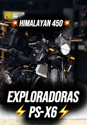 Himalayan 450 iluminación y seguridad en Itagüí