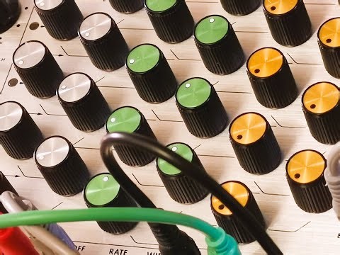 Analogue sequencer Eurorack modulation jam: Behringer 1027 + Dopefer A-170