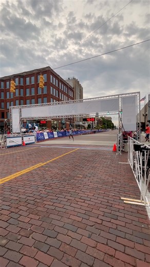 Check out our men’s first place racer coming across the finish line #crim48 | Crim Races and Events