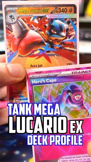 Is TANK Mega Lucario ex BROKEN? (Pokémon TCG Deck Profile)