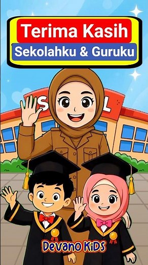 Terima Kasih Sekolahku & Guruku | Lagu Anak Balita Paud Tk Sd Mpls Perpisahan Sekolah