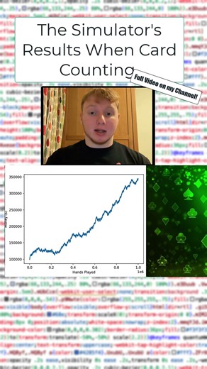 How card counting effect the results at the blackjack table? #python #blackjack #casino #programming