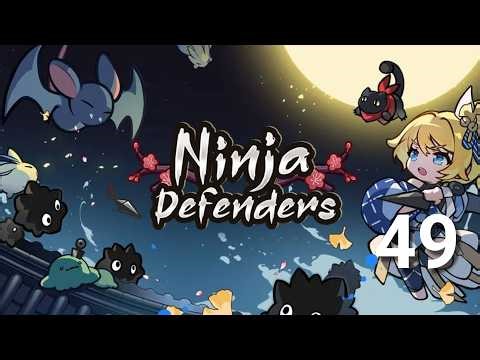 Ninja Defenders : Cat Shinobi - Stage 49