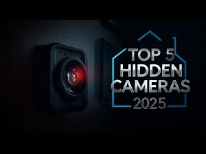 ✅Top 5 Best Hidden Cameras for Home Security (2025) 🔒 | Smart Spy Cameras You’ll Never Notice!