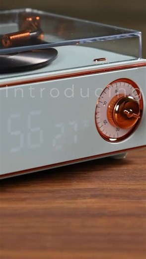 315K views · 1.2K reactions | Meet Disc – a striking LP-style speaker with premium ABS build, 5 W output, built-in clock, BT/FM/TF/AUX support, 1200 mAh battery, Type-C charging. | Pebble | Facebook