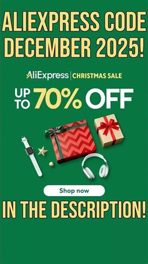AliExpress Coupon December 2025 Christmas Sale Promo