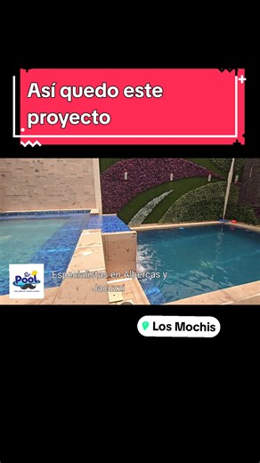 Jacuzzi elevado con alberca: Proyecto impresionante