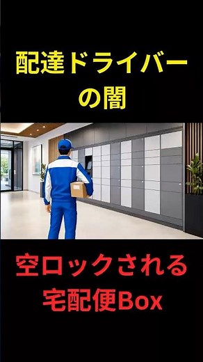 【物流業界の闇】配達員が空ロックせざるを得ない切実な理由 #宅配BOX #宅配便 #EC #宅急便