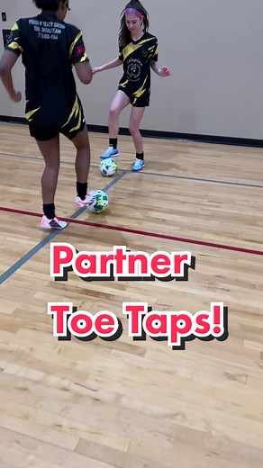 Partner Toe-Taps Soccer Warmup Challenge