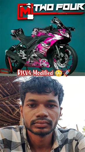 😱OMG😱 r15v4 modified 😳🚀#shorts #viral #yamaha #r15v4