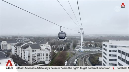 Paris unveils new urban cableway; longest in Europe