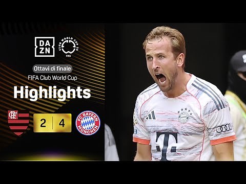POKER tedesco, KANE vola ai quarti: Flamengo-Bayern Monaco 2-4 | FIFA CWC | DAZN Highlights