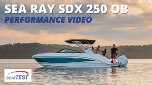 The Sea Ray Boats SDX 250 OB is a deckboat with a wide topside flare forward that has superior social space for up to 14 people. Watch our Test Video below! And for more on the SDX 250 OB, visit https://boattest.com/review/sea-ray/3930_sdx-250-ob | BoatTEST.com