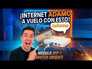 ¡ADIÓS Router de ADAMO! 👋 Fibra Directa a UBIQUITI con Módulo SFP