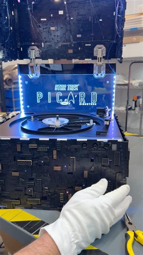 Putting the finishing touches on a Star Trek: Picard custom build record player #cherrytreecomputers
