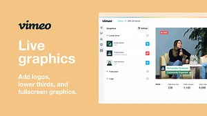 Vimeo Live Graphics