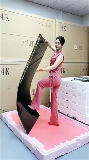 China’s Amazing Flexible LED TV – The Future of Display Technology! 🔥
