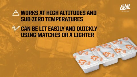Esbit Ultralight Folding Pocket Stove with Solid Fuel Tablets