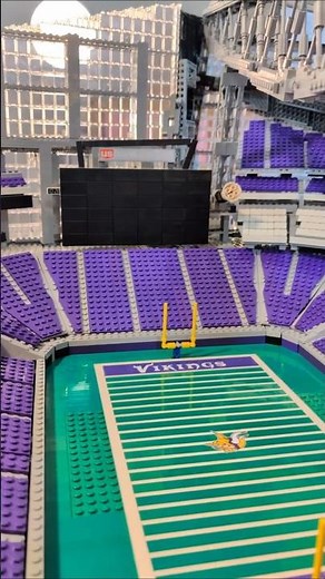 The build series is COMPLETE but Brickletics is just getting started! 💡🧱 #nfl #football #skol #lego