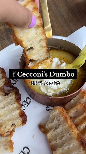 Another perfect Italian restaurant find in Dumbo, Brooklyn! Perfect view of NYC when sitting outside. #cecconisbrooklyn #dumbobrooklyn #brooklyneats #foodienyc #newyorkfood #nycfoodventures #brooklynfoodspots