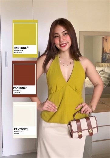 color combination you need to try. which one is better?💭 #styleinspo #colorcombination #outfitidea #topsforwomen #summertops #colorcombo #outfitinspo #satinskirt #blouseforwomen