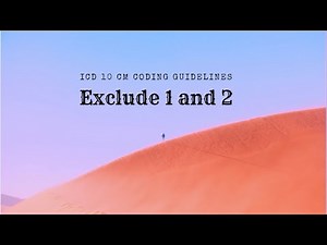 What is Exclude 1 & 2 ICD10-CM with Coding example(Tamil)