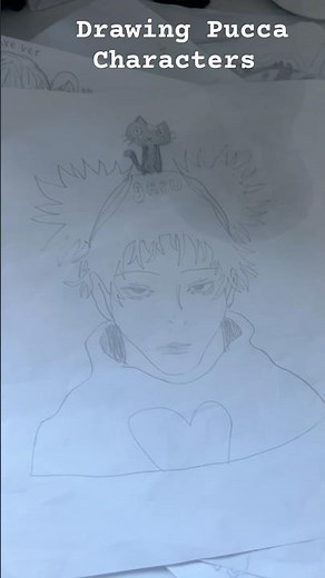Drawing Pucca characters! #pucca #puccaxgaru