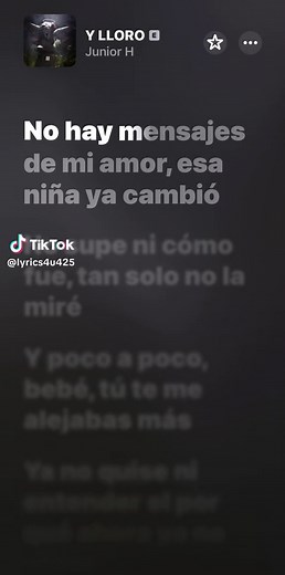 Y LLORO — Junior H (Letra completa, 2ª parte)