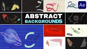 Download Abstract Scribble Looped Backgrounds | After Effects - Videohive - aedownload.com