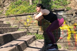 Draussen trainieren: HIIT-Treppen-Workout für Fortgeschrittene