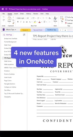 23K views · 100 reactions | Check out the latest OneNote updates  #OneNote #notetaking #Microsoft #teachersoftiktok #officetips #tutorial | Mike Tholfsem | Facebook