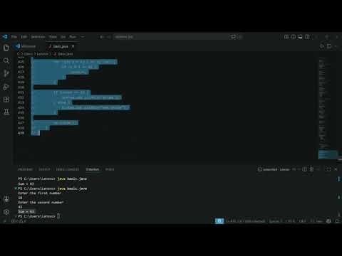 basic java program syllabus bot Visual Studio Code - 2026 04 05
