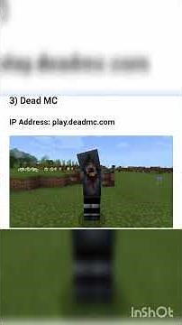 5 Best Horror Servers for Minecraft 🥶 #shorts