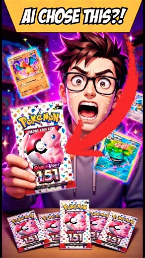 AI Picked My Pokémon Pack… Did It Choose a Hit? #pokemon #shorts #viral #fyp
