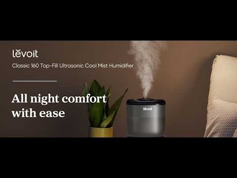 LEVOIT Classic 160 Humidifier Review – Quiet, Easy, and Safe for Home & Baby!