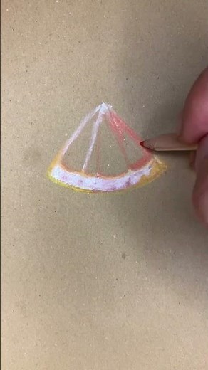 How to Draw a Realistic Grapefruit Slice | Colored Pencil Tutorial