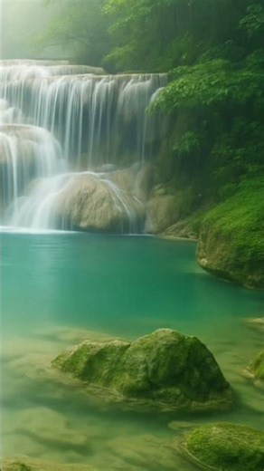 Layers of Calm: Soothing Multi-Tier Waterfall Sounds for Deep Relaxation #waterfall #asmr #relax