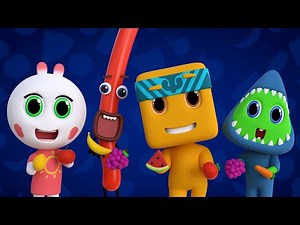 Yummy Fruits & Vegetables with new Heroes | D Billions Kids Songs