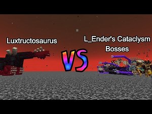 Luxtructosaurus vs L_Ender's Cataclysm Bosses but Player is Spectator mode | Minecraft Mob Battle