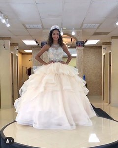 Sparkle like royalty in our fave two piece ✨😍 🛍: @cinderellasgowns 👗: Quinceanera Collection 26882 | The Quinceañera Collections