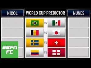 Predicting Mexico vs. Brazil, England vs. Colombia and rest of World Cup round of 16 | ESPN FC