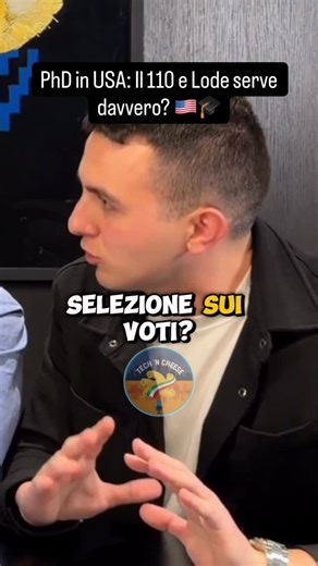 Tech ‘n’ Cheese on Instagram: "“Ho la media bassa, posso scordarmi il PhD in America?” 📉🇺🇸 In Italia siamo ossessionati dal voto di laurea. Se non è 110 e Lode, ci sentiamo fuori dai giochi. Ma Matteo Brucato (Research Scientist @ Microsoft) ci svela come funziona davvero la selezione negli USA: è “Olistica”. Cosa significa? Che guardano tutto l’insieme. I voti contano, ma c’è qualcosa che può salvarti anche se la tua media non è perfetta: la “Letter of Recommendation”. Se hai una lettera fir