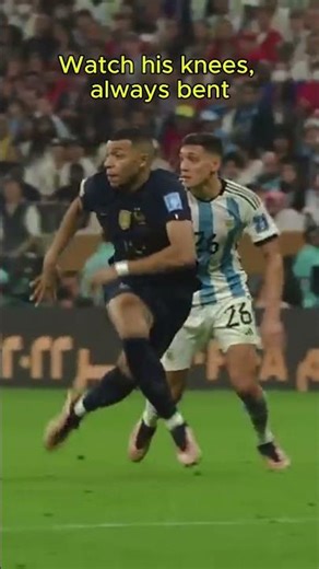 Mbappe Knee Bent Position. Clues