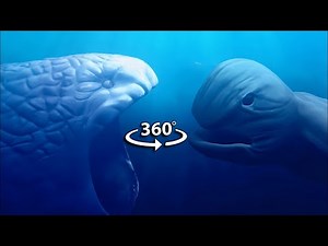 360° VR The Bloop vs Ningen sea monster | Who Would Win?!