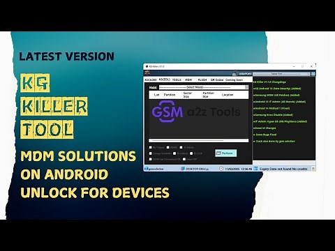 KG Killer Tool V1.1.0 Bypass Samsung KG & MDM Locks