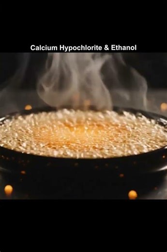 Metal Proliferation, Chemical Reaction of Calcium Hypochlorite & Ethanol