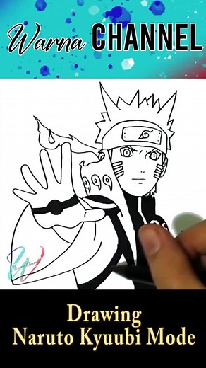 Naruto kyuubi Mode | drawing Naruto kyuubi Mode #naruto #narutoedit #drawingnaruto #menggambar #fyp