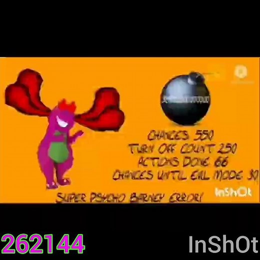 barney error 6.5 the entire version on 262144x speed.